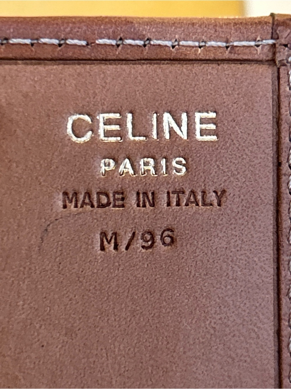 Celine Brown and Beige Triomphe Canvas Continental Wallet - Picture 9 of 16